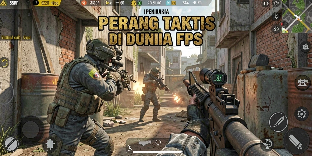 Tampilan gameplay intens yang menegangkan dalam 55RP.