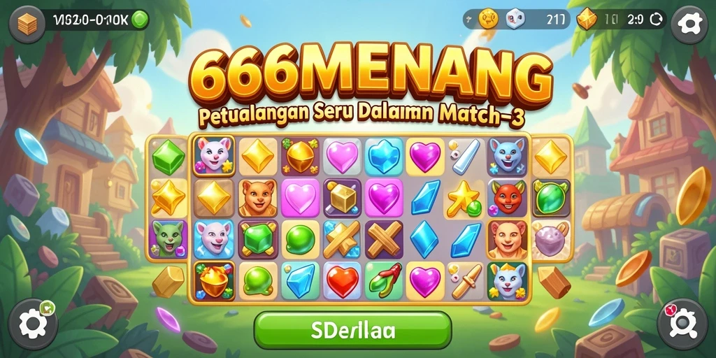 Gameplay seru di 666MENANG dengan grafis warna-warni yang menawan.