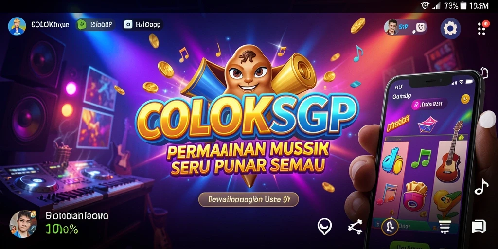 Gameplay seru COLOKSGP dengan tantangan musik yang menghibur.