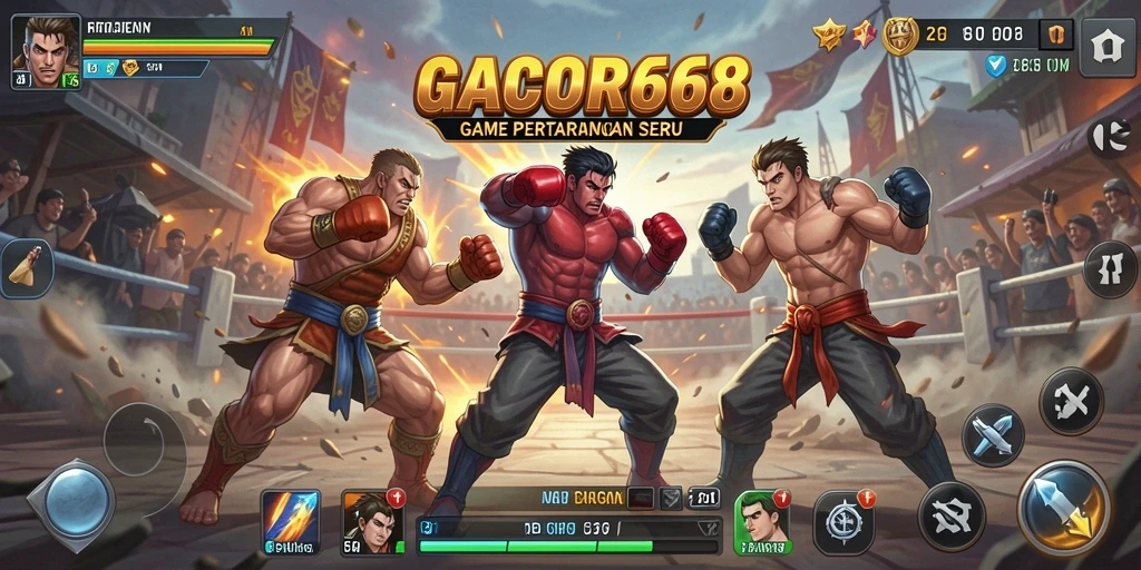 Tampilan gameplay GACOR668 yang intens dan mendebarkan.
