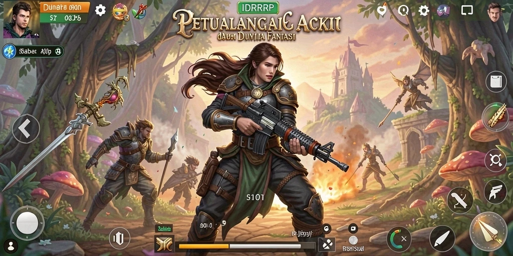 Tampilan gameplay menarik dalam dunia ARPG yang menantang.