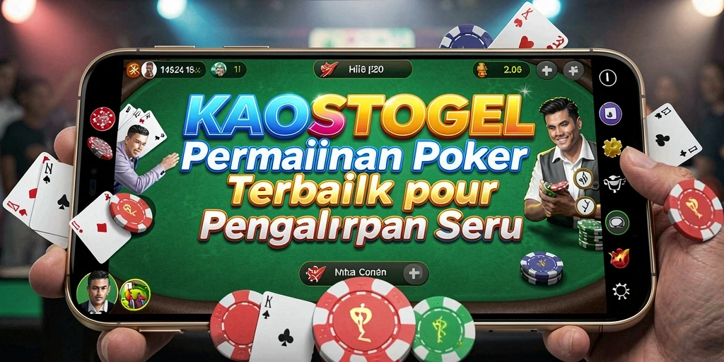 Tampilan gameplay Poker yang seru dan kompetitif.