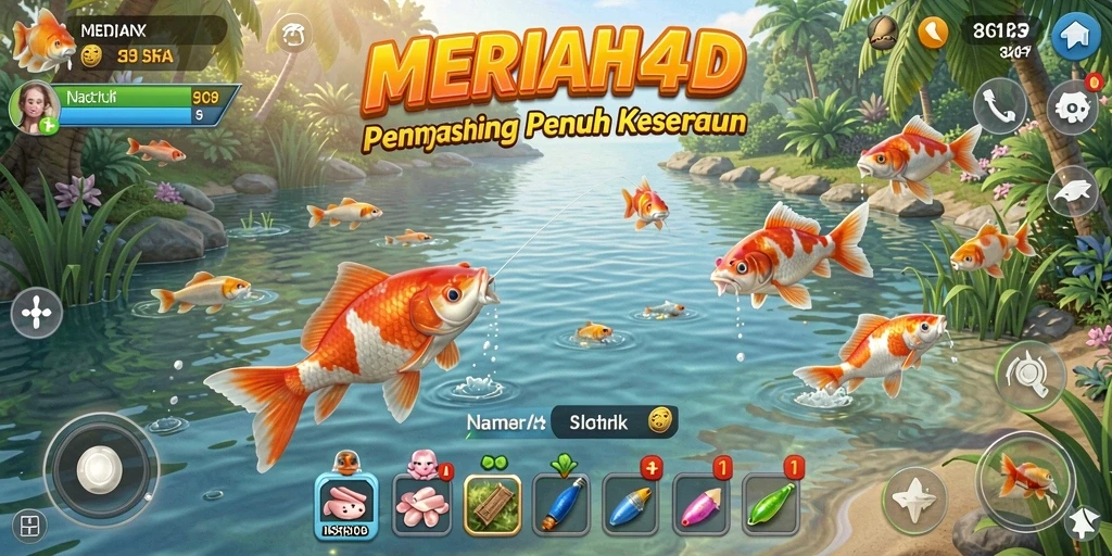 Tangkapan ikan yang menarik dalam gameplay MERIAH4D.