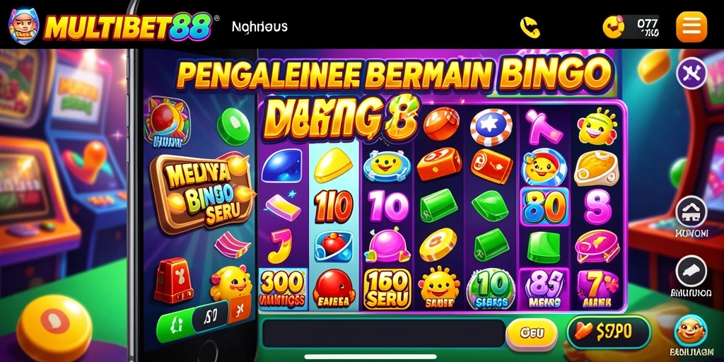 Screenshot gameplay <strong>MULTIBET88</strong> yang menunjukkan suasana permainan Bingo yang seru.