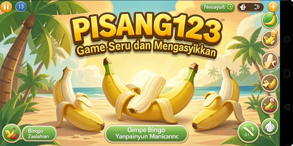 Screenshot gameplay PISANG123 yang menampilkan keseruan Bingo.