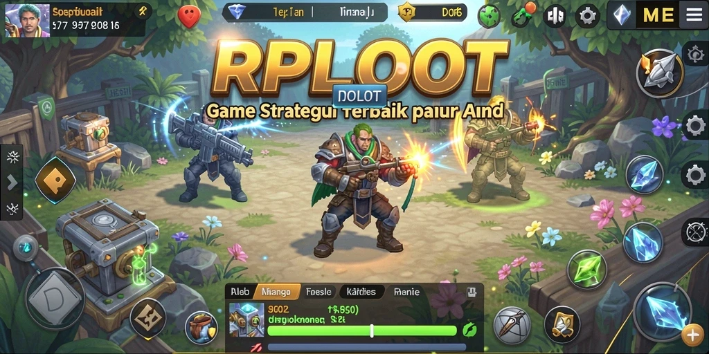 Tampilan gameplay <strong>RPLOOT</strong> yang mendebarkan dan penuh strategi.